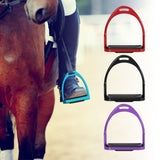 Horse Riding Stirrups Flex Aluminum Horse Saddle Anti-skid Horse Pedal Equestrian Safety Equipment