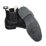 Paddock & Jodhpur Boots Zip Front Horse Riding Boots Waterproof Black