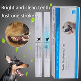 2/5ml Paet Teeth Whitening Pen Kit Medical Dog Cat Brightening Grooming Toothbrush Remove Bad Breath Dental Calculus Tartar Tool