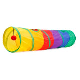 Foldable Cat Toy Tube Shape Extendible Stable Elastic Small Ball Pet Play Educational Supplies High Quality