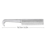 Aluminum Alloy Horse Comb Mane Tail Pulling Comb Metal Horse Grooming Tool 6.5IN / 3.9IN / 3.5IN / 3.2IN Horse equipment 2019