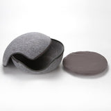 High Quality Cat Sleeping Bag Soft Winter Warm Dog Cat Felt Bed Sleeping Bag Zipper Egg Shape Warm Pet House Nest Pet House