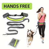 Pet Dog Cat Running Jogging Padded Waist Belt Reflective Strip Elastic Leash Perfect Walking Training Dog Leash Set Hands Free