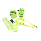 Pet Dog Cat Running Jogging Padded Waist Belt Reflective Strip Elastic Leash Perfect Walking Training Dog Leash Set Hands Free